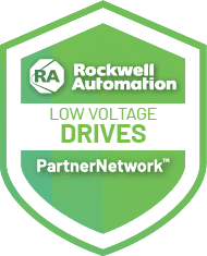 Rockwell Automation Low-Voltage Drives Specialty partner badge